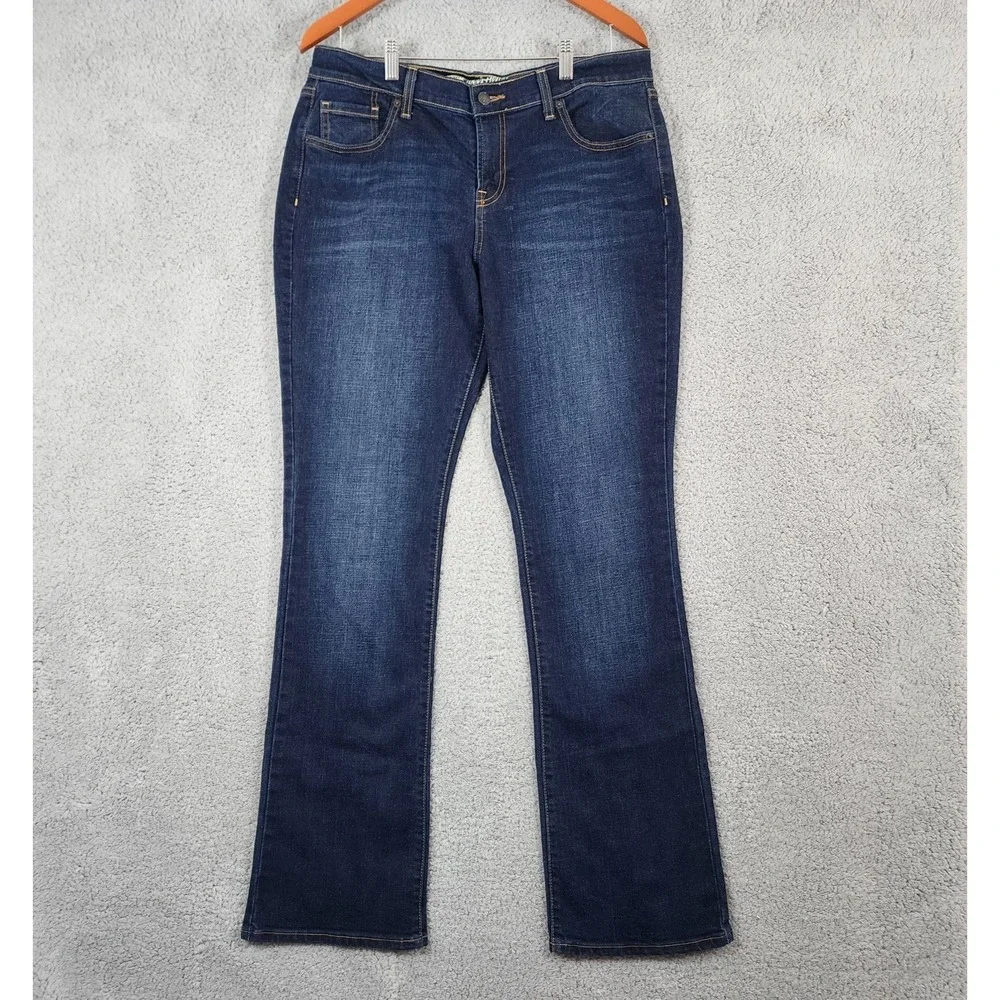 Old Navy The Sweetheart Jeans Womens 12 Blue Denim Cotton Stretch Mid Rise